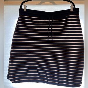 Talbots navy XL skirt